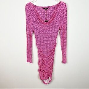 NEW Tart Pink Long Sleeve Dress Size S